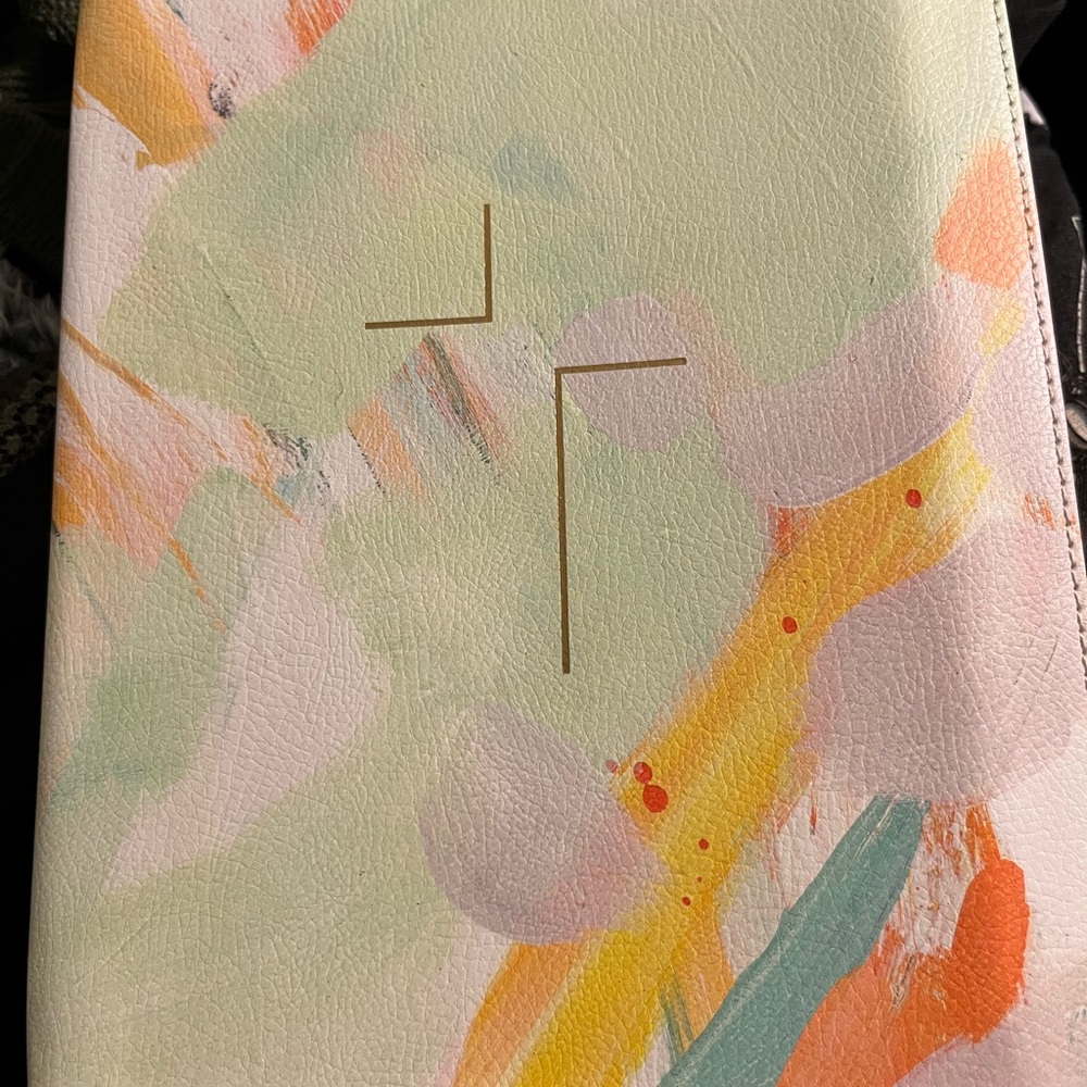 Multi color Jesus bible